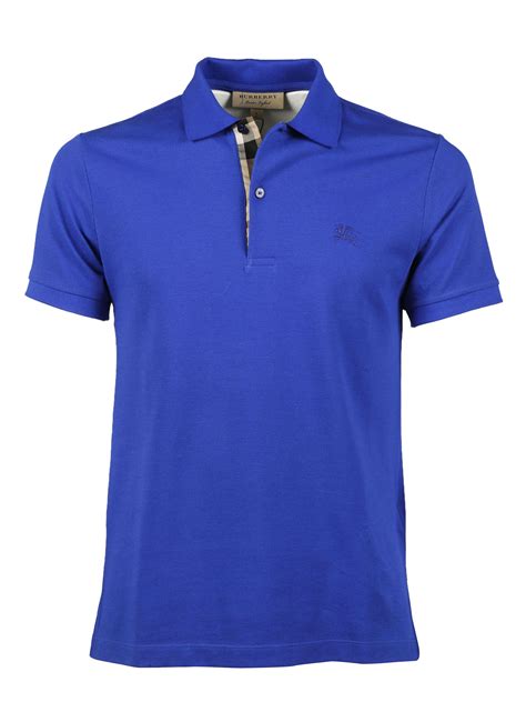 dark blue burberry polo|burberry polo tee.